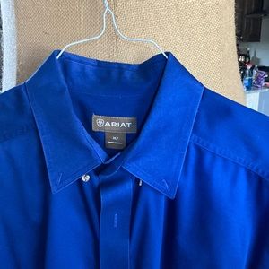Ariat blue long sleeve shirt XLT